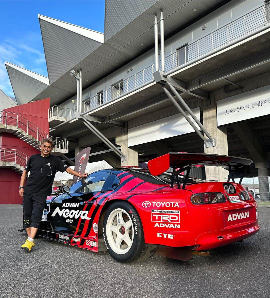織戸学のインスタグラム：「@yokohama.rubber_jp  @yokohama_motorsports   懐かしい GT選手権  GT500スープラ  #supra  #maxorido」