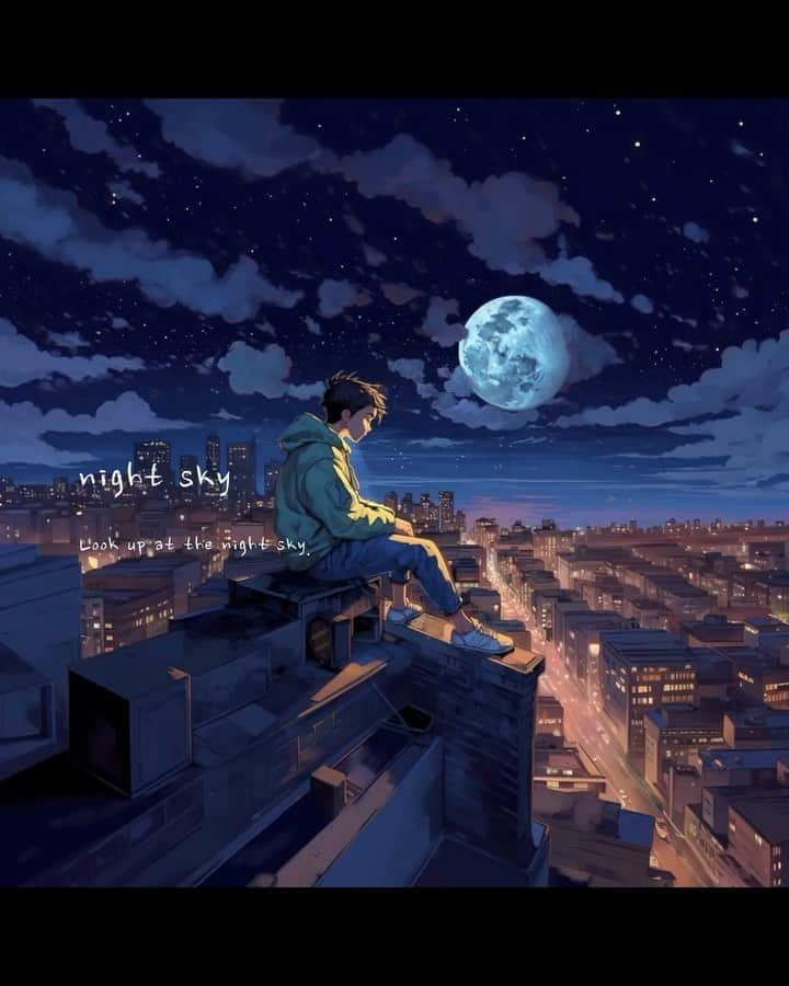 神佐澄人のインスタグラム：「今回新プロジェクトにて「night sky」という曲をリリース(今夜0時)します。  もう15年来の付き合いになる、元DJで現在は音楽プロデューサーのサチホさん @djsachiho に誘って頂きました！  1発目に送ったウーリッツァーのループをとても気に入ってくれたかと思いきやすぐさまビートを重ねてくれてステキな世界観になりました。  カバーアートはFresh Lofiさん。 スペインのFaneca Musicからリリースします。  発信下手な僕ですが、定期的にリリースできるよう僕自身楽しみたいと思います！  要チェックよろしくお願いします！  Music by @sachihoworld  @kanzascitymusic   Cover Art by @fresh.lofi   Label @chorbo.chill (@faneca_music )  New song "night sky" will be release on 11th August.  #Sachiho #Kanzas_City #kanzasumito #fanecamusic #chorbochill #freshlofi #instrumental #wurlitzer #keyboard #piano #lofi  #lofibeats #lofihiphop #boombap #jazzbap #jazzhop #chillhop」