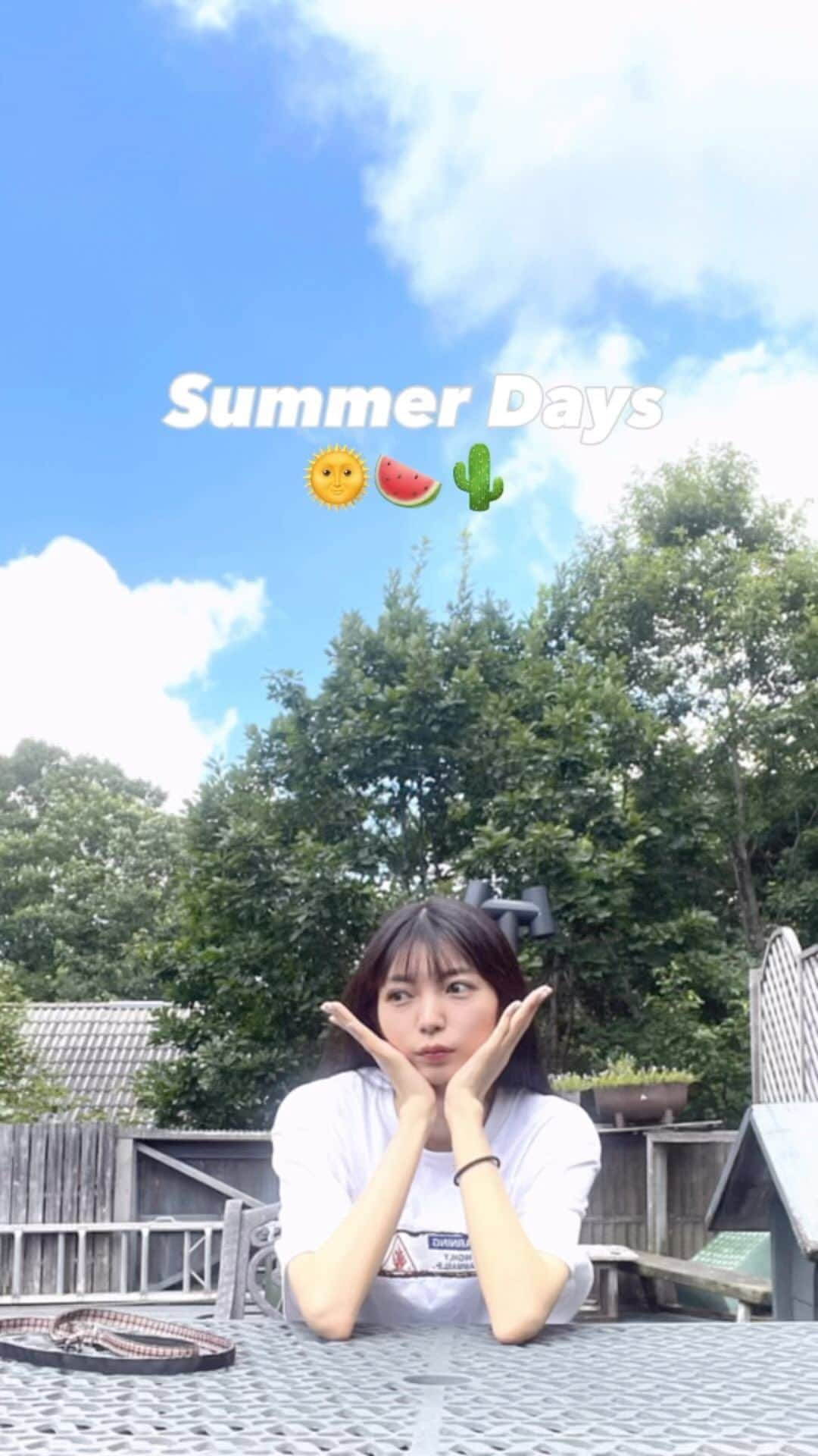 美緒のインスタグラム：「🌞🍉🌵  夏っぽいことその① 川遊びをしました🌞 思ったより冷たくなくてパチャパチャ楽しかったです🍉 暑い日が続くと早く秋になれ〜って気持ちになるけど、やっぱり夏も良いなとなりました🌵  (毎年冬は春を恋しがっています。いつもないものねだり…)  #instadaily #instagood #summer #river #camera #olympas #olympastough  #夏 #川 #川遊び #デジカメ  #여름 #데일리 #일본 #일산 #좋아요」