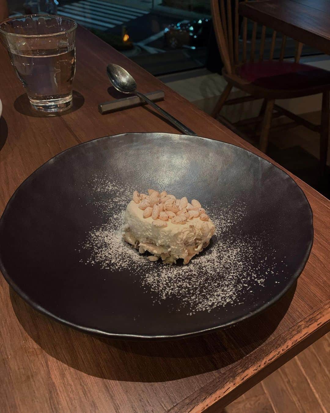 若本美夏海のインスタグラム：「大好きな先輩と🥂✨  お米のイタリアン  運ばれる度に、そのお料理とお米のつながりについて真剣に考えるのが楽しかったです😂  お米のティラミスまた食べたいなぁ🫠笑」