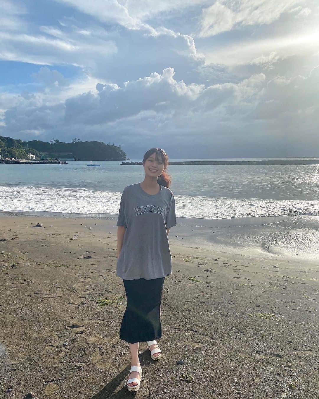多田成美さんのインスタグラム写真 - (多田成美Instagram)「海見てきました~☺︎ 花火はまだ見れてない🤭」8月10日 19時09分 - narumitada_official