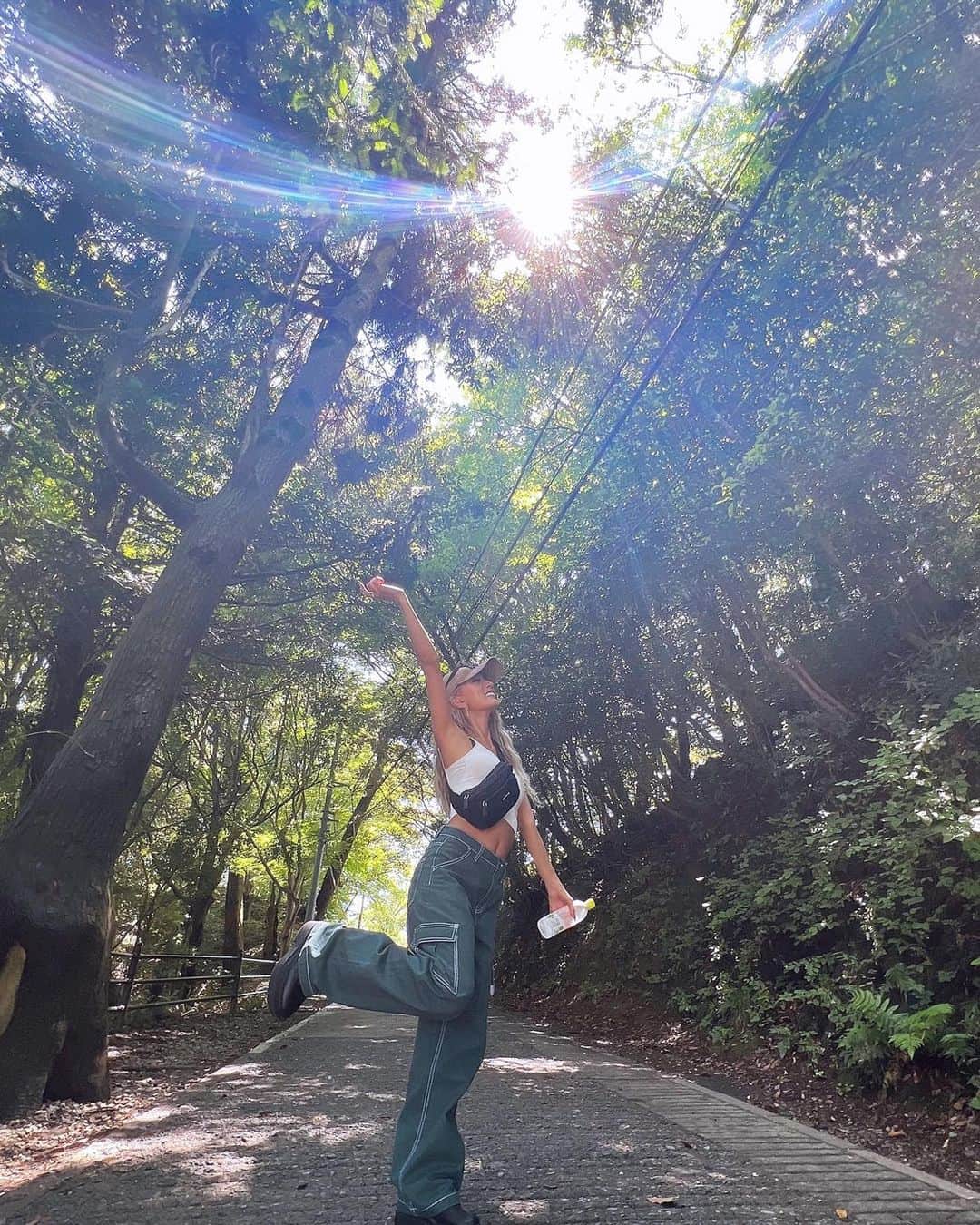 ゆん（並木優奈）さんのインスタグラム写真 - (ゆん（並木優奈）Instagram)「浄化されてきた♡  #高尾山」8月10日 19時35分 - yunaaaaa.x