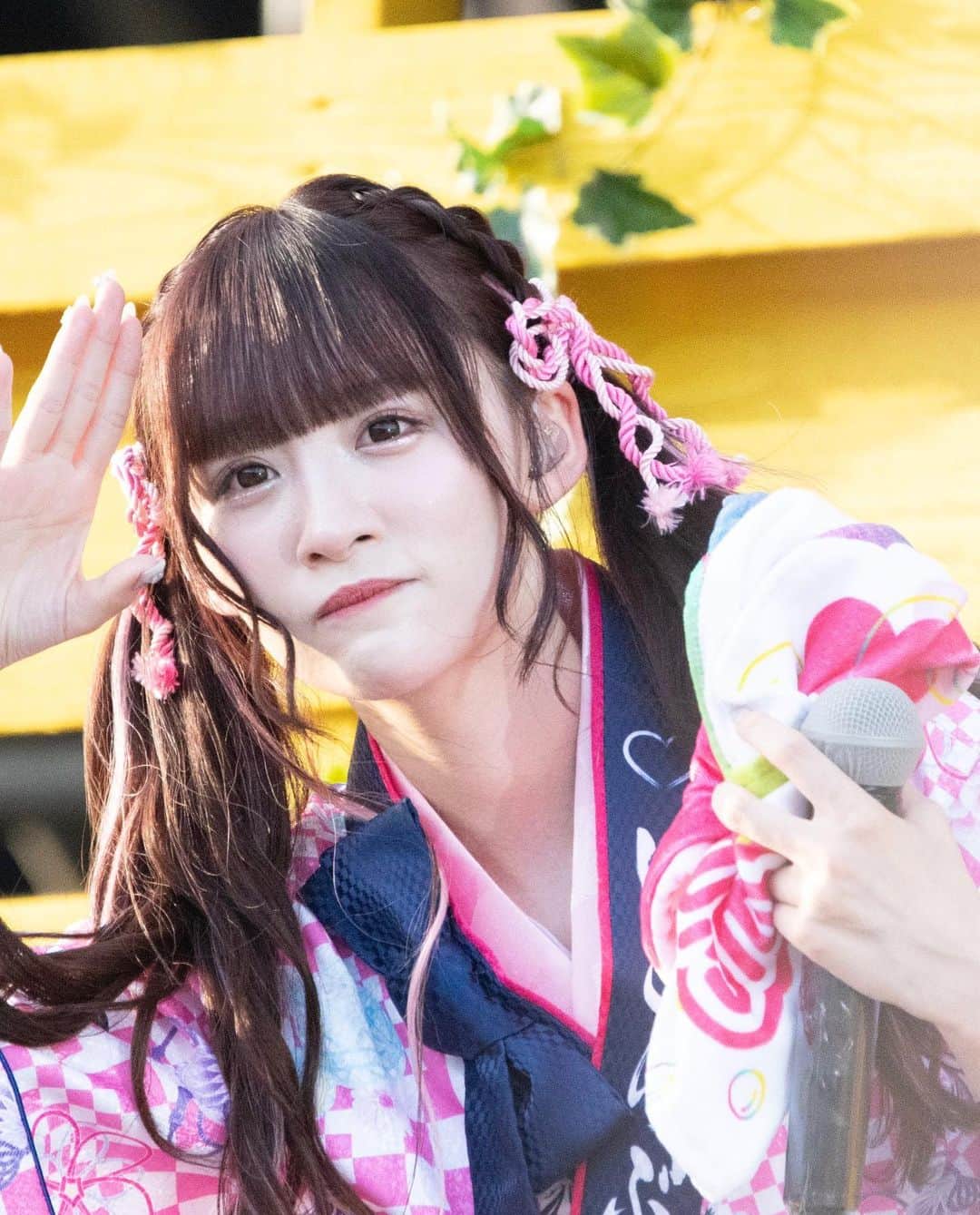 音嶋莉沙 生写真 イコノイジョイ2023 浴衣 直筆　イコラブ イコラブ 音嶋莉沙 スペイベ 限定 直筆 横アリ 生写真 ＝LOVE