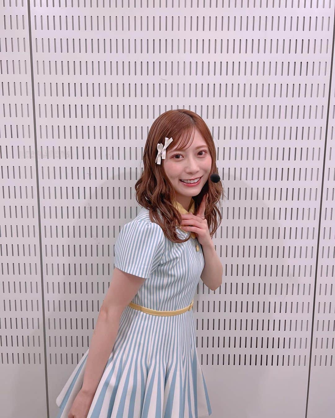 東村芽依さんのインスタグラム写真 - (東村芽依Instagram)「. 前髪ちょっとわけてみた🩵✨ #MUSICSTATION #AmIready#日向坂46#東村芽依#meigram」8月10日 20時29分 - mei.higashimura