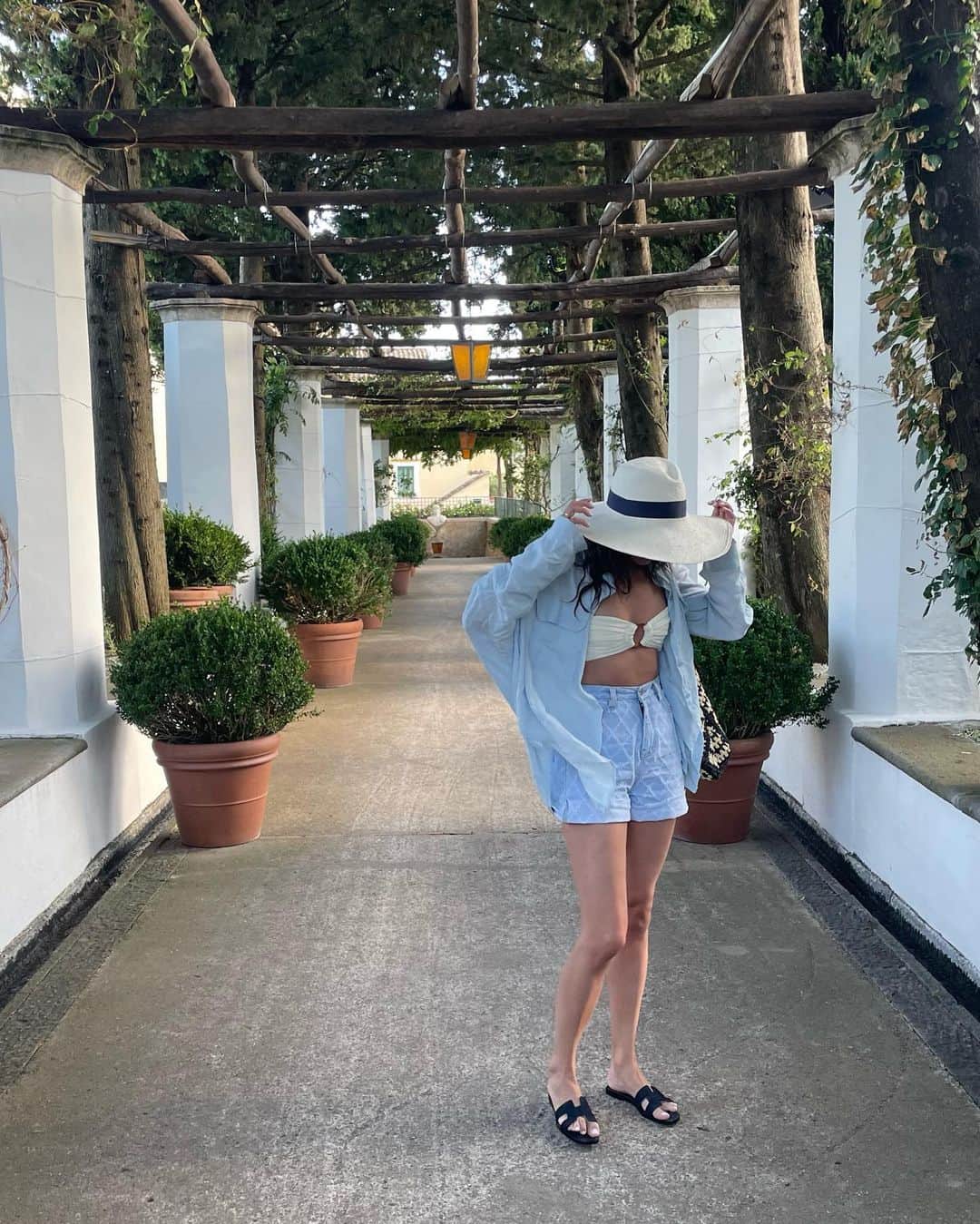 サラ・サンパイオのインスタグラム：「Italy 🍝」