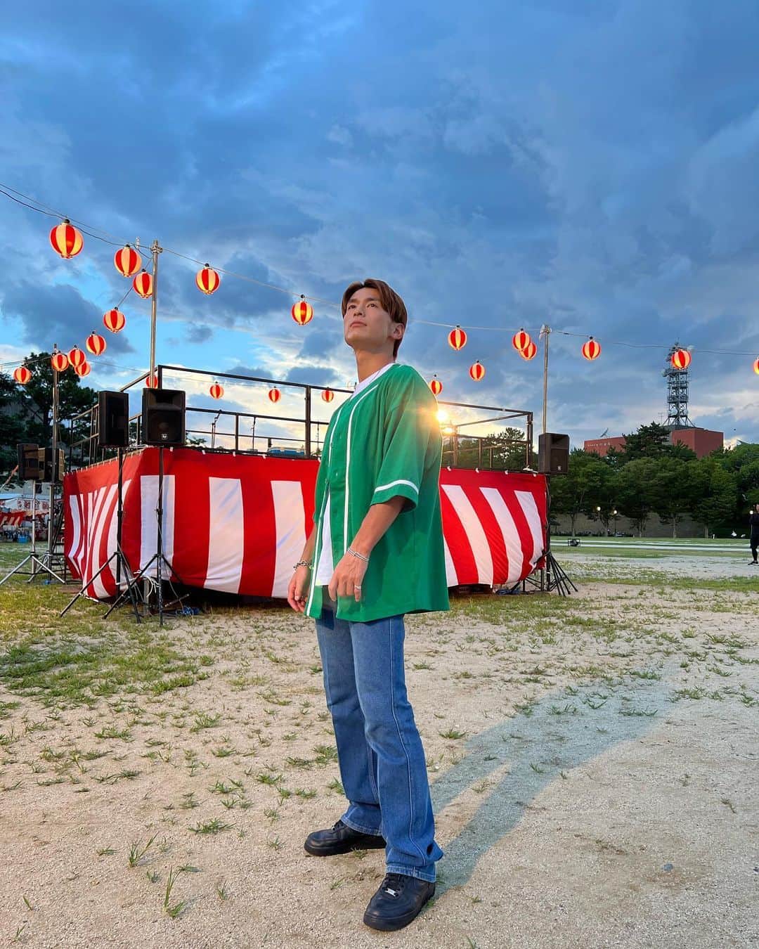 小見山直人 のインスタグラム：「🙋‍♂️✨  松山野球拳おどり1日目ありがとうございました👏✨ 明日も盛り上がりましょう😆💪🔥」