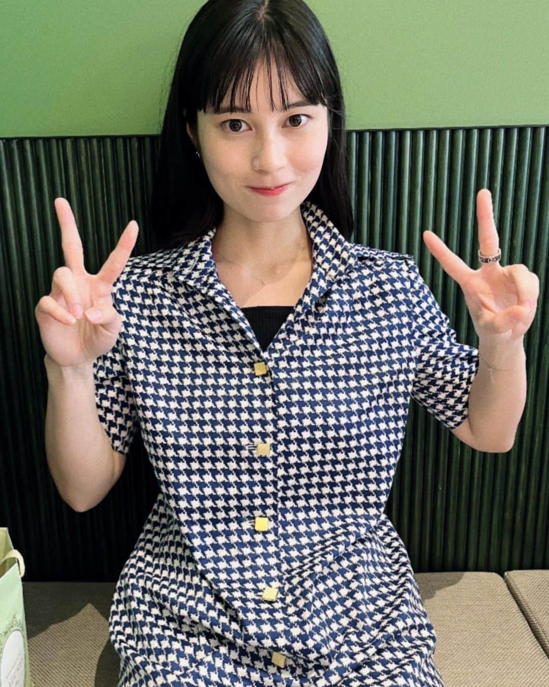 大久保桜子さんのインスタグラム写真 - (大久保桜子Instagram)「コロッケ定食まだかな〜って言ってる時。 #オオカミちゃんには騙されない」8月10日 22時30分 - sakurako.official