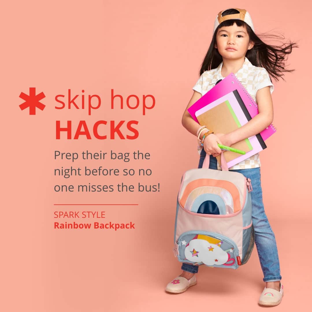 Skip Hopのインスタグラム：「Back-to-school routines SLAYYY!! 💯   #skiphop #musthavesmadebetter #backtoschool #schoolroutines #packhacks #parenthack」