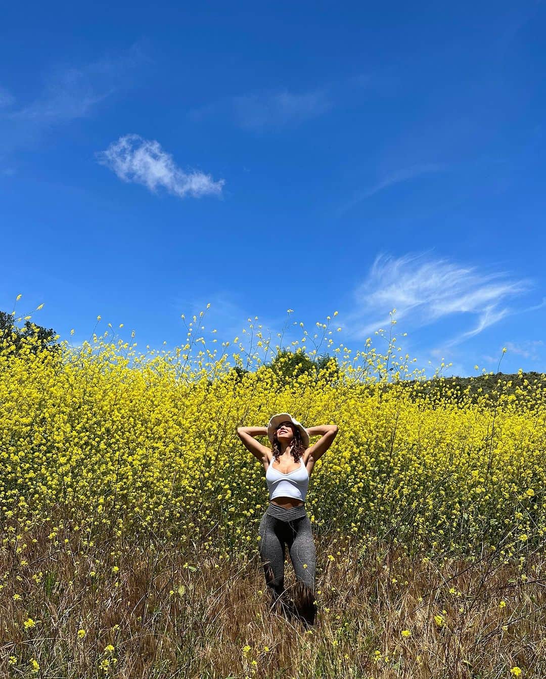 アナ・チエリのインスタグラム：「Summer in California 🌼🌼🌼 Did you know it’s scientifically proven that taking 3 moments of real gratitude can strengthen your immune system? Gratitude is the highest frequency and vibration precedes manifestation.  Today try to practice gratitude and watch the magic in your body unfold.  I hope you have a GREAT DAY friends. ✨🌼」