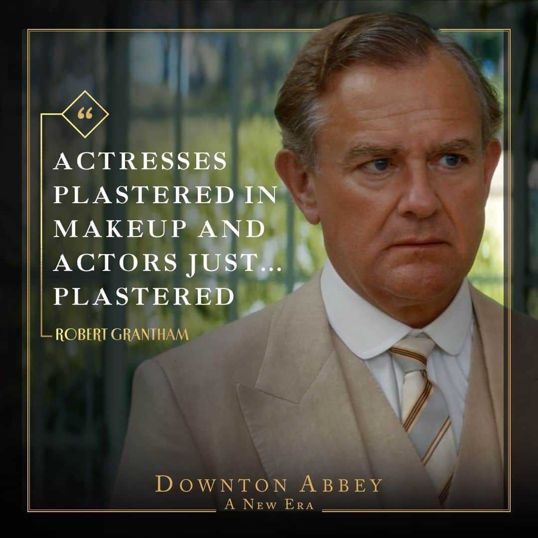 ダウントン・アビーのインスタグラム：「Lord Grantham won’t stand for it. #DowntonAbbey」