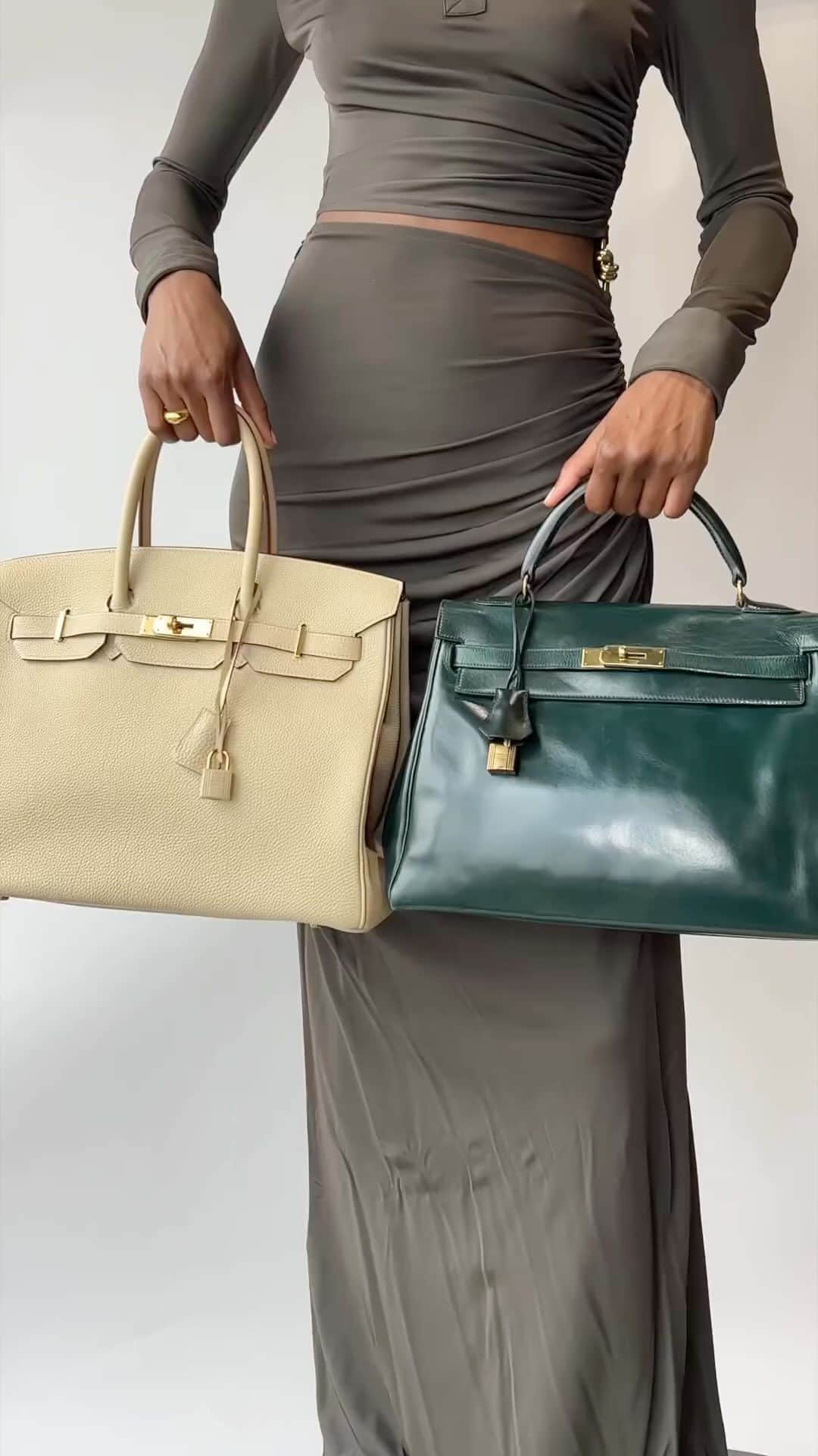 MATCHESFASHION.COMのインスタグラム：「Hermès Birkin or Hermès Kelly 🤔 Which team are you on?   Link in bio to discover more from the exclusive #MATCHES x @sellierknightsbridge drop.」