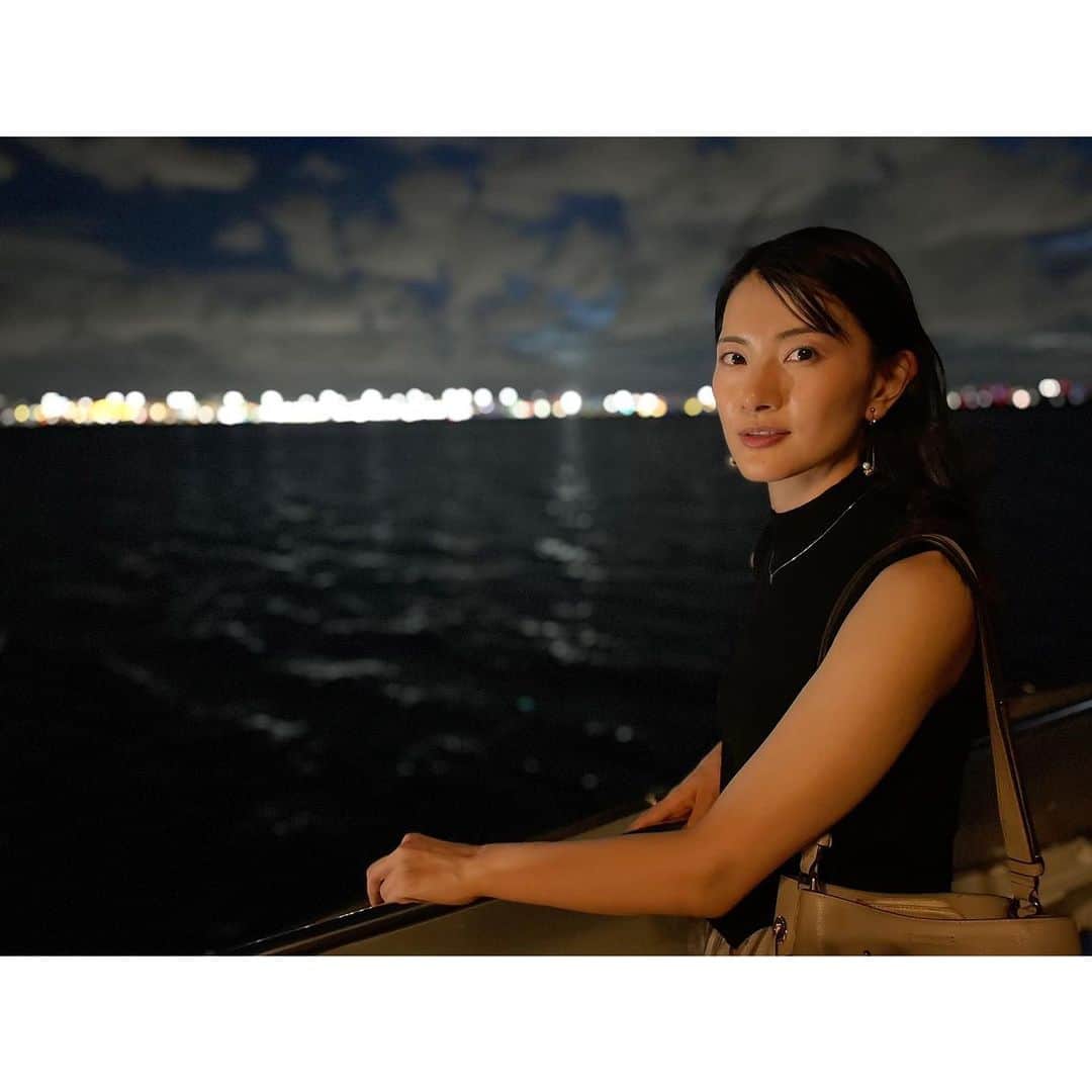 渡部瑞貴さんのインスタグラム写真 - (渡部瑞貴Instagram)「夏夜の海。 こう見えて船の上です🚢😳」8月10日 23時37分 - watanabemizuki_official