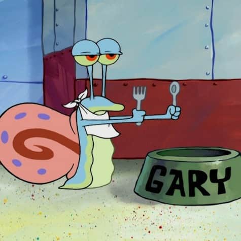 スポンジボブさんのインスタグラム写真 - (スポンジボブInstagram)「give a compliment = feeding Gary」8月11日 1時12分 - spongebob