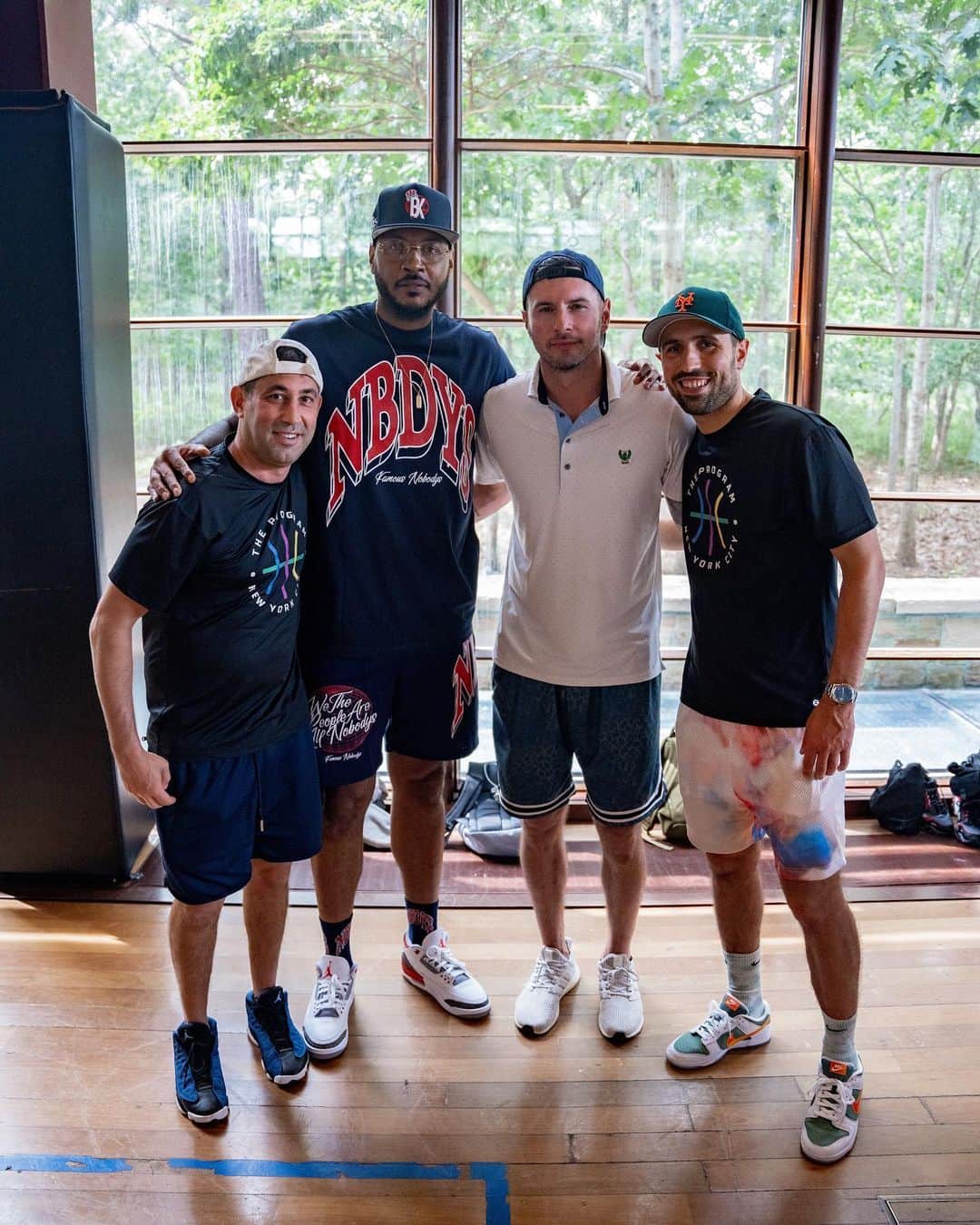 カーメロ・アンソニーのインスタグラム：「The future. Loved spending time with the kids at @theprogramnyc 🏀」