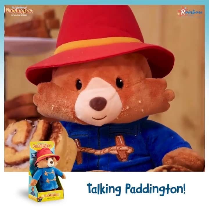 Paddington Bearのインスタグラム：「Cinnamon buns do taste rather lovely 🧡  🛍 https://bit.ly/472U7Zv」