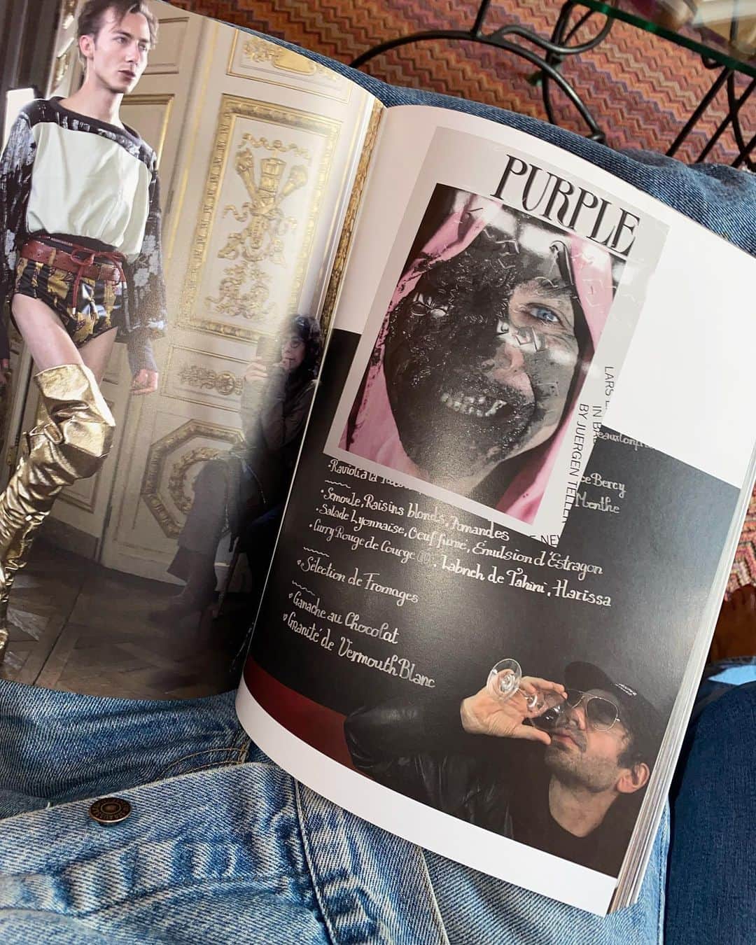 オリヴィエ・ザームのインスタグラム：「Me and @paulhameline shot by the fantastic @juergentellerstudio in @systemmagazine 10 years supplement (about Paris fashion weeks, the shows and the fashion system). Interesting issue. Pic by @svitasobol」