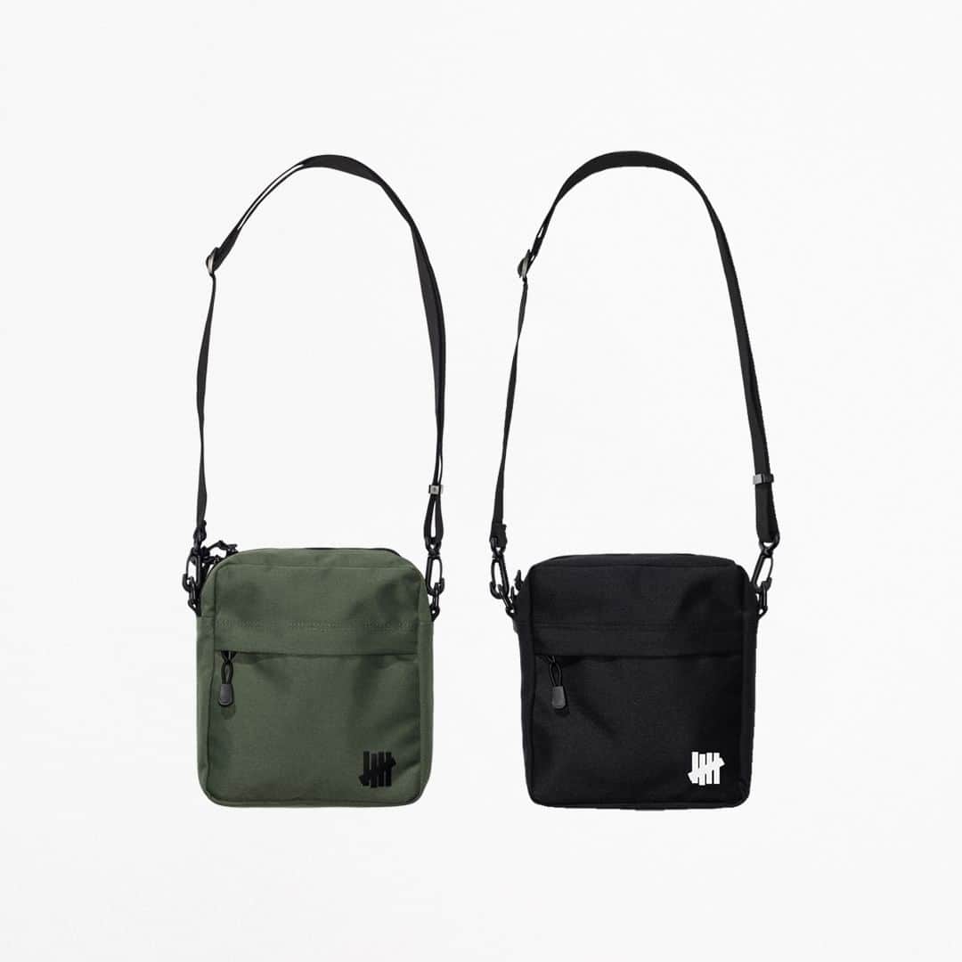 UNDFTDさんのインスタグラム写真 - (UNDFTDInstagram)「A detailed look into UNDEFEATED FALL 23 - Drop 1  Drop 1 concludes with two more pieces from the accessories collection – the UNDEFEATED Mini Crossbody Bag and Shoulder Bag, both available in Black and Olive. The Mini Crossbody Bag features an external bungee compression system, adjustable strap, mesh bottle pocket, tablet and phone sleeve, woven flag label and an embroidered ‘5-strike’ icon. The Shoulder Bag features interior and exterior pocketing, an adjustable strap, key hook, woven flag label and a screen printed ‘5-strike’ icon.  Available Friday, 8/11 exclusively at all UNDEFEATED Chapter Stores and Undefeated.com」8月11日 8時00分 - undefeatedinc