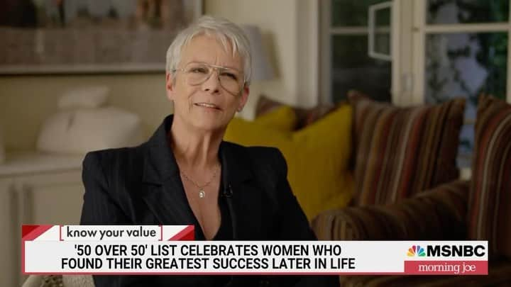 ポール・ノートンのインスタグラム：「@jamieleecurtis on @morningjoe with #hair by Me #makeup by @catherinemariehighland #jamieleecurtis」