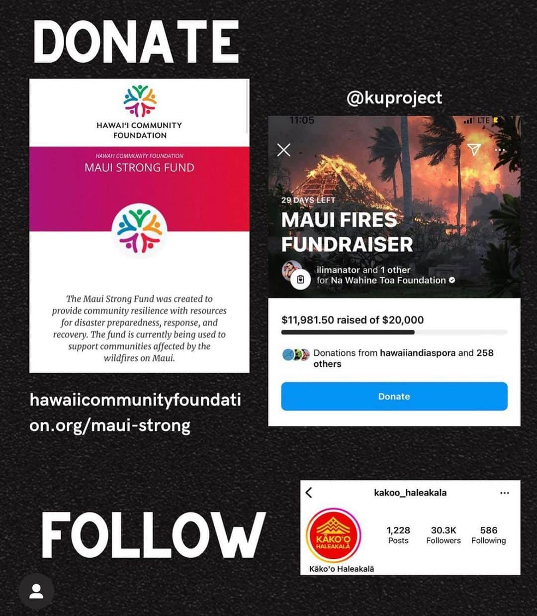 Inka Williamsさんのインスタグラム写真 - (Inka WilliamsInstagram)「Repost from @ainamomona @lahuifoundation @mauirapidresponse • Once more I had no words… this is so heartbreaking and I hope Maui can have as much help as possible right now. Please donate, any amount helps! My heart and prayers goes out to all the families affected by this as well as the sacred land hawaii is built on. In these crazy times I hope we remember the importance of love , support and humanity. I hope we can protect each other and be there for each other / our planet . That leaders can step up and implement more to help their people and their land - they really need to STEP IT UP 🙏🏽🙏🏽🙏🏽 😭😭😭 LINK IN BIO」8月11日 12時53分 - inkawilliams