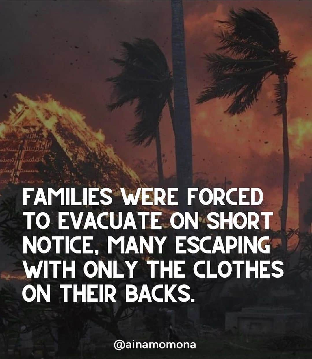 Inka Williamsさんのインスタグラム写真 - (Inka WilliamsInstagram)「Repost from @ainamomona @lahuifoundation @mauirapidresponse • Once more I had no words… this is so heartbreaking and I hope Maui can have as much help as possible right now. Please donate, any amount helps! My heart and prayers goes out to all the families affected by this as well as the sacred land hawaii is built on. In these crazy times I hope we remember the importance of love , support and humanity. I hope we can protect each other and be there for each other / our planet . That leaders can step up and implement more to help their people and their land - they really need to STEP IT UP 🙏🏽🙏🏽🙏🏽 😭😭😭 LINK IN BIO」8月11日 12時53分 - inkawilliams