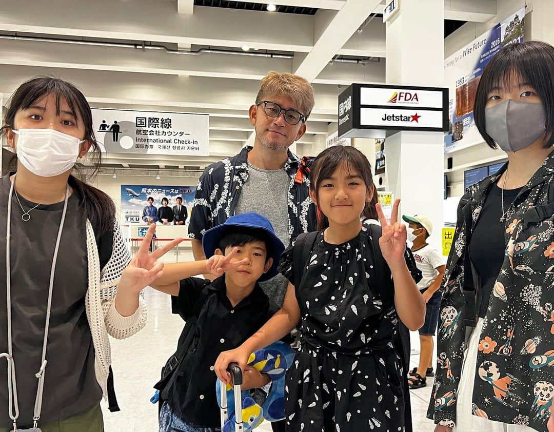 かんあきチャンネルさんのインスタグラム写真 (かんあきチャンネルInstagram)「2023沖縄旅行1日目の思い出 ギリギリで飛行機 ️