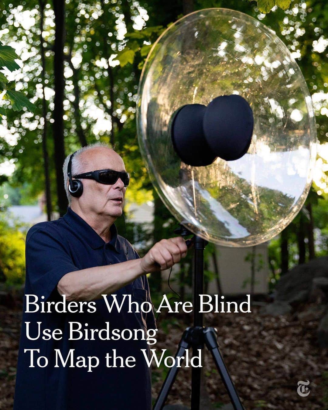 New York Times Fashionさんのインスタグラム写真 - (New York Times FashionInstagram)「For some blind birders, avian soundscapes are a way to map the world around them. Increasing noise pollution is imperiling that navigation.  As the birding community grows larger and more diverse, birding clubs and conservation organizations are thinking more about accessibility. This is changing the way they talk about birding and think about it, said Sarah Courchesne, a Massachusetts Audubon program ornithologist in Newburyport.  For one thing, the terminology is evolving. According to Freya McGregor, a 35-year-old birder and occupational therapist specializing in blindness and low vision, the term “birder” was once reserved for those who were more serious than the hobbyist “bird watcher.” But increasingly, “birder” is becoming a catchall, thanks to a growing awareness that some hobbyists identify birds not by watching, but exclusively by listening.  But the notion of “a bird heard” is becoming increasingly imperiled as noise pollution brings about fundamental changes in the way nature sounds. Ornithologists have reported birds changing the tenor of their calls as they strain to be audible over the din of human-made noise — whether it’s cryptocurrency mining or just the everyday sounds of leaf blowers or car traffic.  Tap the link in our bio to read about how some blind birders map the world around them. Photos by @kayanaszymcza and @jimwilson125」8月12日 0時40分 - nytstyle