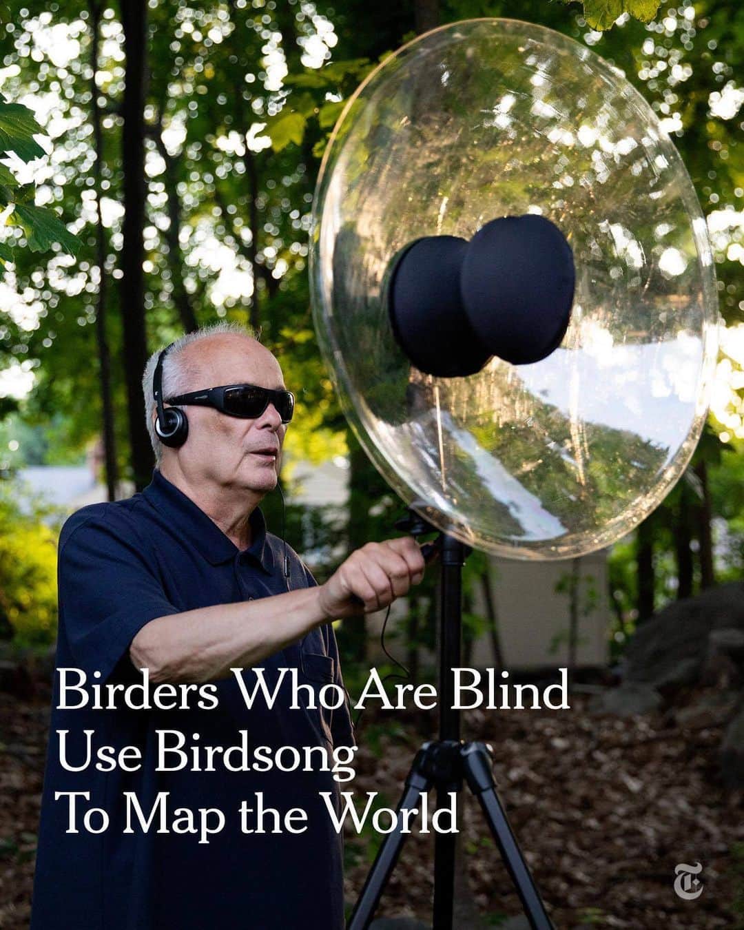 New York Times Fashionのインスタグラム：「For some blind birders, avian soundscapes are a way to map the world around them. Increasing noise pollution is imperiling that navigation.  As the birding community grows larger and more diverse, birding clubs and conservation organizations are thinking more about accessibility. This is changing the way they talk about birding and think about it, said Sarah Courchesne, a Massachusetts Audubon program ornithologist in Newburyport.  For one thing, the terminology is evolving. According to Freya McGregor, a 35-year-old birder and occupational therapist specializing in blindness and low vision, the term “birder” was once reserved for those who were more serious than the hobbyist “bird watcher.” But increasingly, “birder” is becoming a catchall, thanks to a growing awareness that some hobbyists identify birds not by watching, but exclusively by listening.  But the notion of “a bird heard” is becoming increasingly imperiled as noise pollution brings about fundamental changes in the way nature sounds. Ornithologists have reported birds changing the tenor of their calls as they strain to be audible over the din of human-made noise — whether it’s cryptocurrency mining or just the everyday sounds of leaf blowers or car traffic.  Tap the link in our bio to read about how some blind birders map the world around them. Photos by @kayanaszymcza and @jimwilson125」