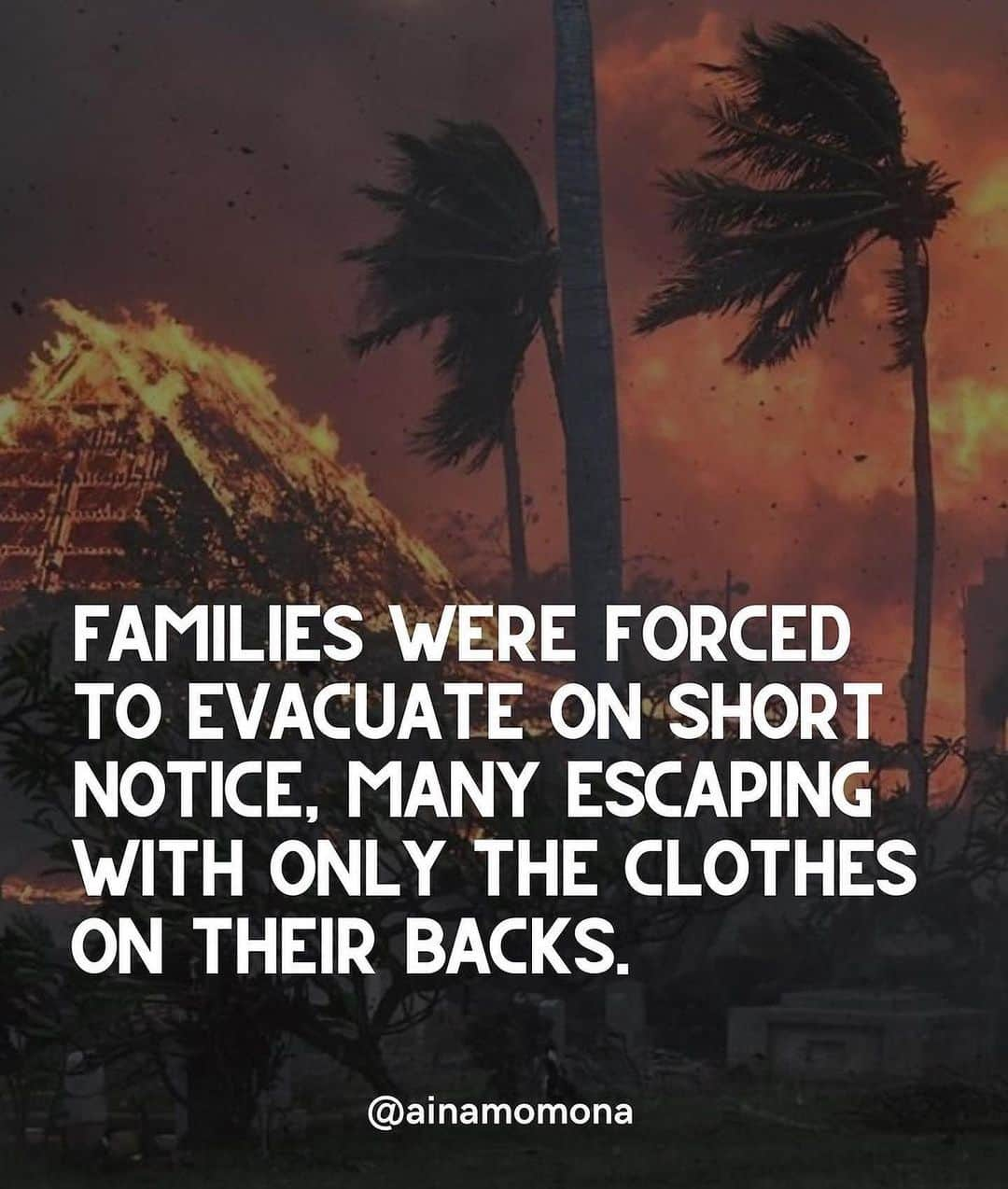 アンナ・パキンさんのインスタグラム写真 - (アンナ・パキンInstagram)「Posted @withregram • @ainamomona We are devastated and heartbroken for our friends and ‘ohana on Maui who been impacted by the recent wildfires.  On Tuesday, August 8, 2023, a terrible combination of drought conditions and hurricane weather led to widespread wildfires across the Island of Maui. Families were forced to evacuate on short notice, many escaping with only the clothes on their backs. Information on injuries and fatalities is still coming in. Lahaina town is gone. Many other places on Maui were also affected. We continue to send pule (prayers) to this incredible community.  ‘Āina Momona is standing up this fundraiser to support our Maui community. All the funds raised will be given to the Hawaii Community Foundation Maui County Strong Fund https://www.hawaiicommunityfoundation.org/maui-strong to support disaster relief on Maui.  We are using this ActBlue platform because giving is quick and easy, and the funds come to us immediately, allowing us to get these funds to families in need faster. An accounting of all the monies raised through this fundraiser and our distribution to HCF will be posted to our website.   DONATION LINK IN BIO!  Mahalo for your support.  VC: @kakoo_haleakala @hawaiinewsnow   ——————————————————————————— ***Update for slide 5: As of 8/9 - 36 people have died  ***Correction on slide 9: Fundraiser is hosted by @ilimanator not @thekuproject  ———————————————————————————  #mauihawaii #hawaiinews #hawaiinewsnow #ainamomona」8月12日 0時55分 - _annapaquin