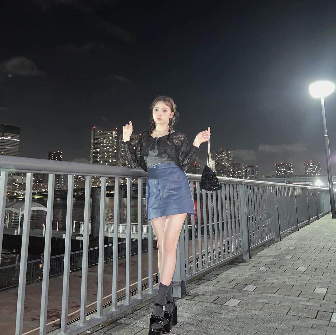 吉澤悠華のインスタグラム：「アミアミ ⛓🫐」