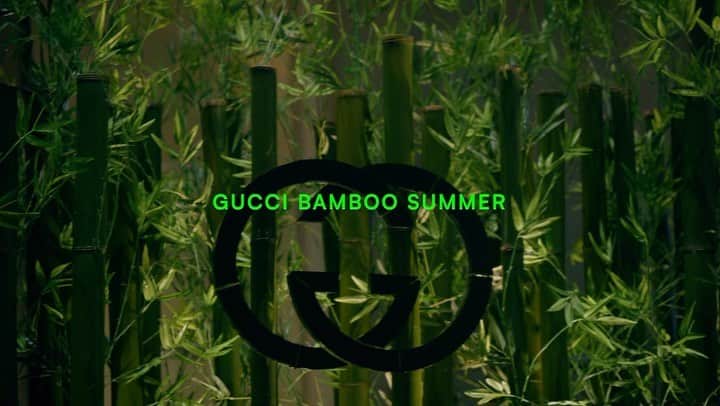 満島ひかりのインスタグラム：「🌕🎋 "GUCCI BAMBOO SUMMER" 08. 10(Thu)–25(Fri) 11:00–21:00 at 表参道ヒルズ キラキラと、真夏の夢のような空間でした。 新曲「Shadow Dance」のミュージックビデオ 「Kaguya by Gucci」(昨年公開のショートムービー) を見られます。おぉ！💚 インスタレーション会場のBIG SCREENでぜひ。 #guccibamboosummer」