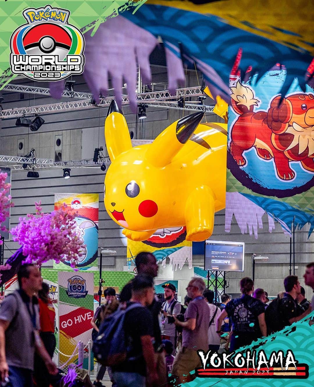 Pokémonさんのインスタグラム写真 - (PokémonInstagram)「The first day of #PokemonWorlds in Yokohama, Japan is wrapping up!  What has been your favorite part so far, Trainers? 🤔」8月11日 19時04分 - pokemon