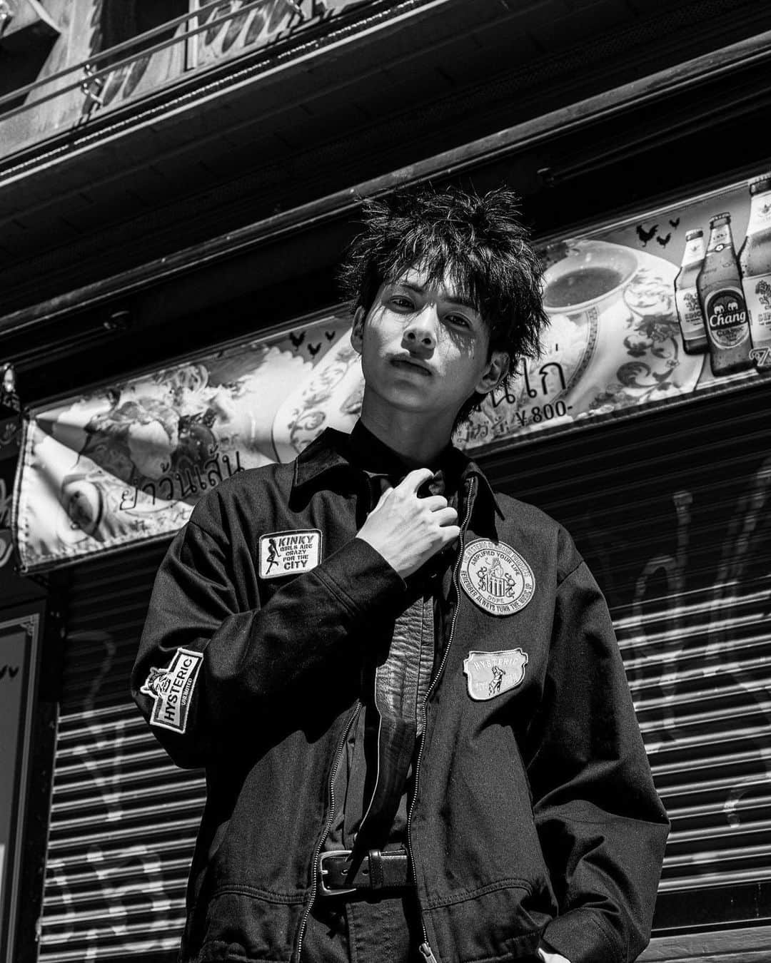 のインスタグラム：「HYSTERIC GLAMOUR WEEKLY NEWS  the distance between them - his side - starring Rio Komiya」