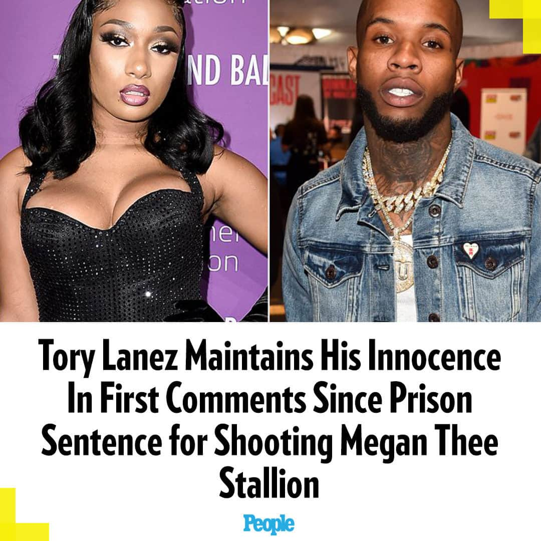 People Magazineさんのインスタグラム写真 - (People MagazineInstagram)「#ToryLanez continued to maintain his innocence in his first statement since being sentenced to 10 years in prison for shooting #MeganTheeStallion in the feet.  In an Instagram post, Lanez, 31, wrote: "I have never let a hard time intimidate me, I will never let no jail time eliminate me. Regardless of how they try to spin my words, I have always maintained my innocence and I always will."  Lanez ended his post with a message to his friends, family, and fans, thanking them for their "continued support." Tap the link in bio to read the statement in full. 📷 : GETTY IMAGES」8月11日 20時00分 - people