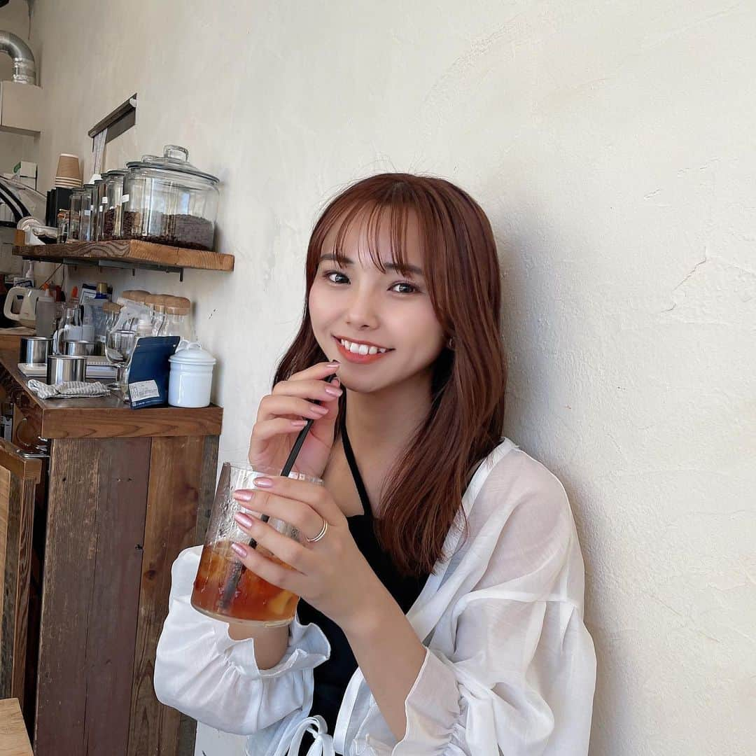 磯佳奈江さんのインスタグラム写真 - (磯佳奈江Instagram)「. コーヒーよりアイスティー派☕️🍼 . #magomecoffeeproject #cafe  #マゴメコーヒープロジェクト #千葉カフェ」8月11日 19時29分 - isochan89