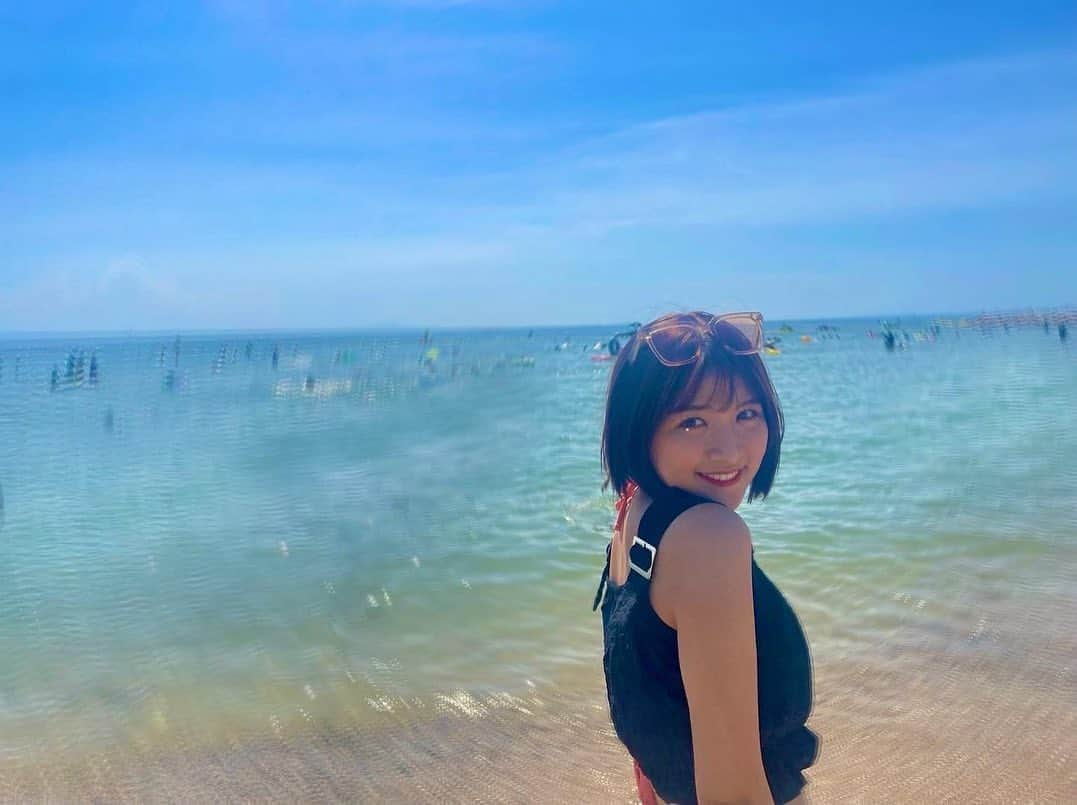 小野瑞歩さんのインスタグラム写真 - (小野瑞歩Instagram)「何年かぶりの夏の海🐬  #つばきファクトリー #小野瑞歩 #海」8月11日 19時32分 - mizuho_ono.official