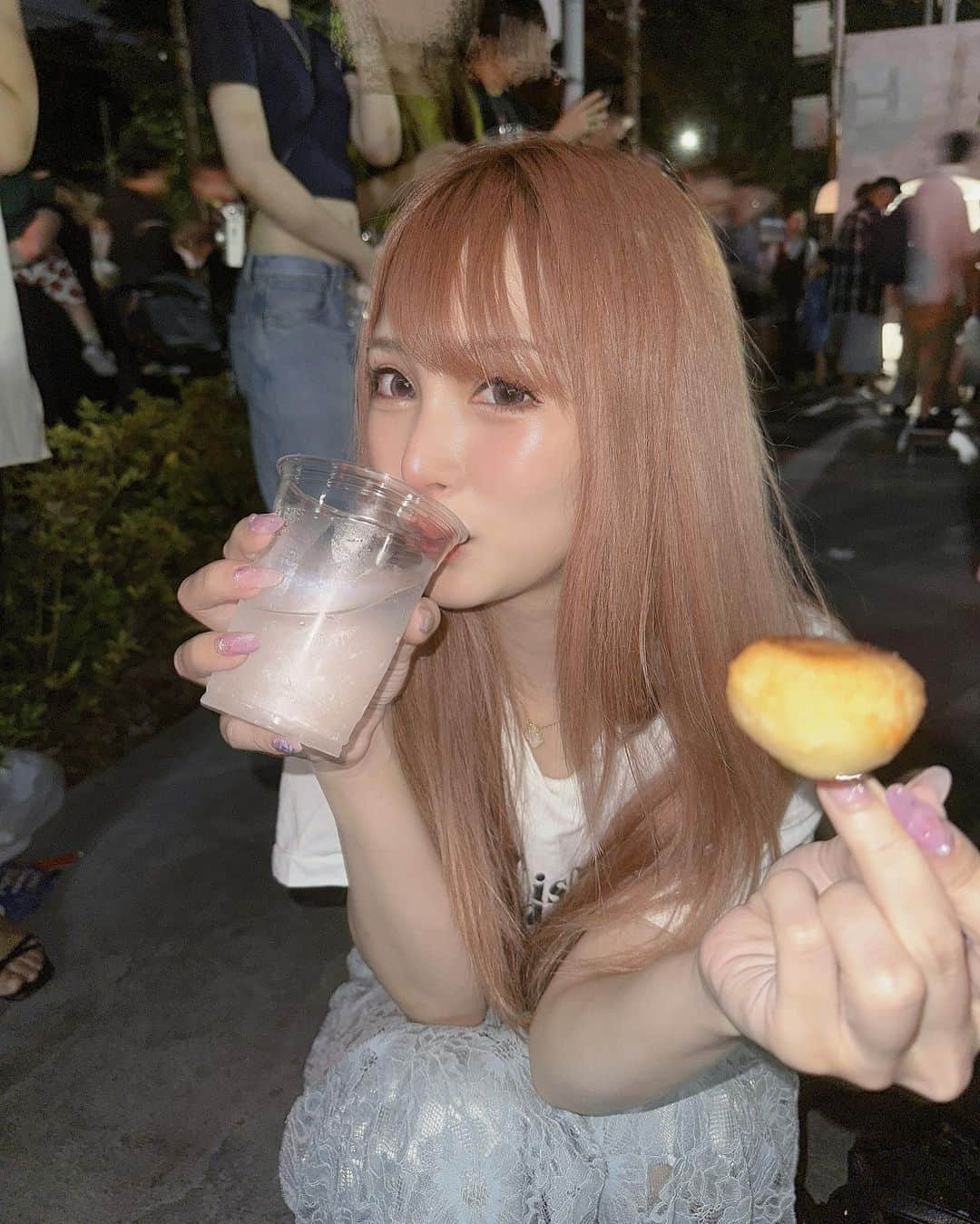 らむめろさんのインスタグラム写真 - (らむめろInstagram)「🩵 ⁡ 夏祭り行ったら花火中止になってもーた🫨 ⁡ でも同日に開催された板橋の花火は 途中火事になったんやと😱 ⁡ そう考えると賢明な判断やったんやな💭 ⁡ ⁡ ⁡ #夏祭り #埼玉県 #彩夏祭 #朝霞市」8月11日 19時39分 - ramumero_