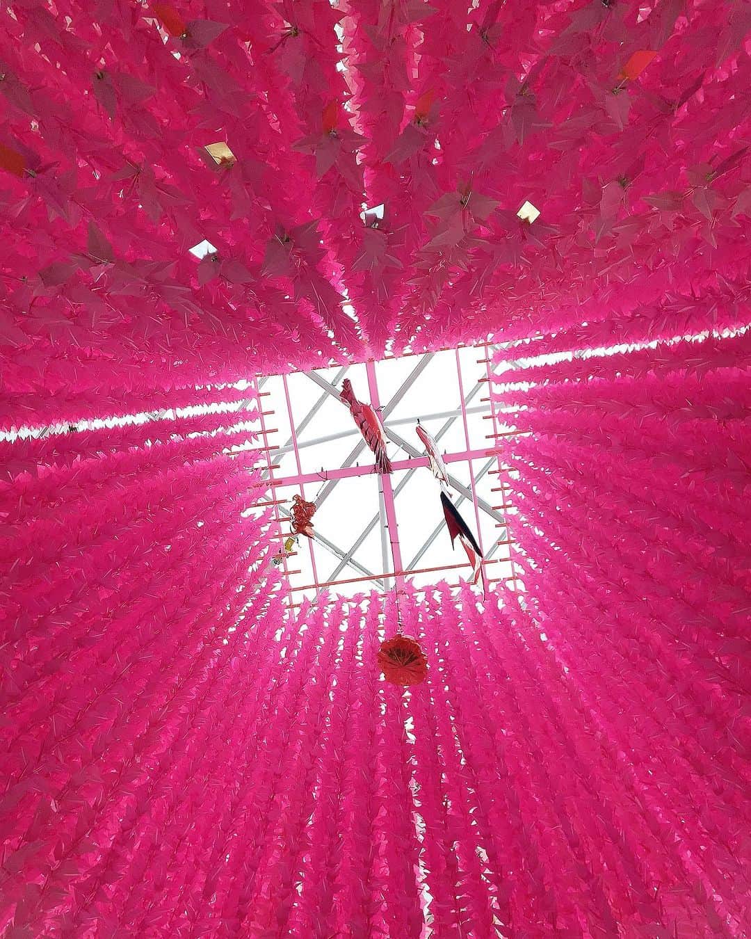 小松彩夏さんのインスタグラム写真 - (小松彩夏Instagram)「⁡ 仙台七夕まつりへ🎋✨ ⁡ 制限のない久しぶりの 七夕まつりは賑わっていました✨ ⁡ とっても華やかな七夕飾りは みていて本当に楽しい☺️🌸 ⁡ 中でも藤崎前の一番町スクエアに飾られている仙台市内の小中学生が作成した折鶴の飾りが圧巻でした✨ ⁡ 今年はピンクで可愛かったです💕 ⁡ ピンク・白・金色に込められたテーマは 「伝える感謝 つながる思い」だそうです☺️🌸 ⁡ どの七夕飾りも沢山の想いが詰まっていて キラキラ輝いていました✨ ⁡ また来年も楽しみです☺️🎋 ⁡ #仙台 #宮城県 #仙台市 #仙台七夕まつり #仙台七タ #仙台#七夕まつり #夏まつり#七夕飾り#観光 #折鶴 #七夕 #SENDAI #夏」8月11日 19時55分 - official_ayaka_502