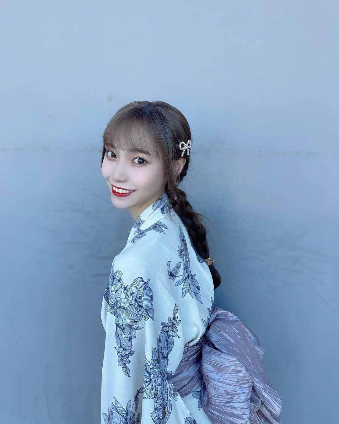 川越紗彩さんのインスタグラム写真 - (川越紗彩Instagram)「浴衣可愛い？🎐🧊   #浴衣  #浴衣ヘアアレンジ  #浴衣ヘア  #ヘアアレンジ  #編み込み  #浴衣女子  #浴衣コーデ」8月11日 20時08分 - saaya_kawagoe_ngt48