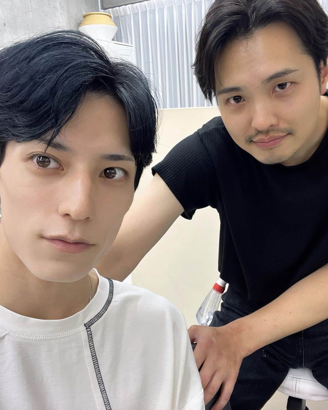 福田佑亮さんのインスタグラム写真 - (福田佑亮Instagram)「멋지게 해 주었어 ☺️  @eclat_shunnnsukeman   本当にありがとうございます！ デビューライブ頑張っちゃおーっと🥰」8月11日 20時57分 - kindan_skile_u