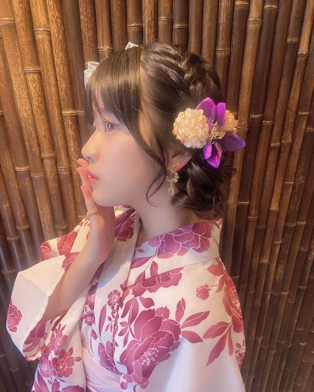 河村果歩さんのインスタグラム写真 - (河村果歩Instagram)「🌈🍒  今日は浴衣での撮影でした~💞  トーク会、チェキチャ来て下さった方、有難う御座いました(˶'ᵕ'˶ )‪︎♡  今年の浴衣は大人っぽさを見せつつも可愛い感じにできるよう、髪飾りを選びました🌷´- 右向きと左向きで雰囲気違うの分かるかな、？  是非感想聞かせて下さい~🙌🏻//  #河村果歩 #nicola #おはスタ #おはガール #かほっち #ニコラ #ニコモ #ニコラ9月号発売中 #SUPERGIRLS #スパガ #アイドル」8月11日 20時58分 - kawamura_kaho_official