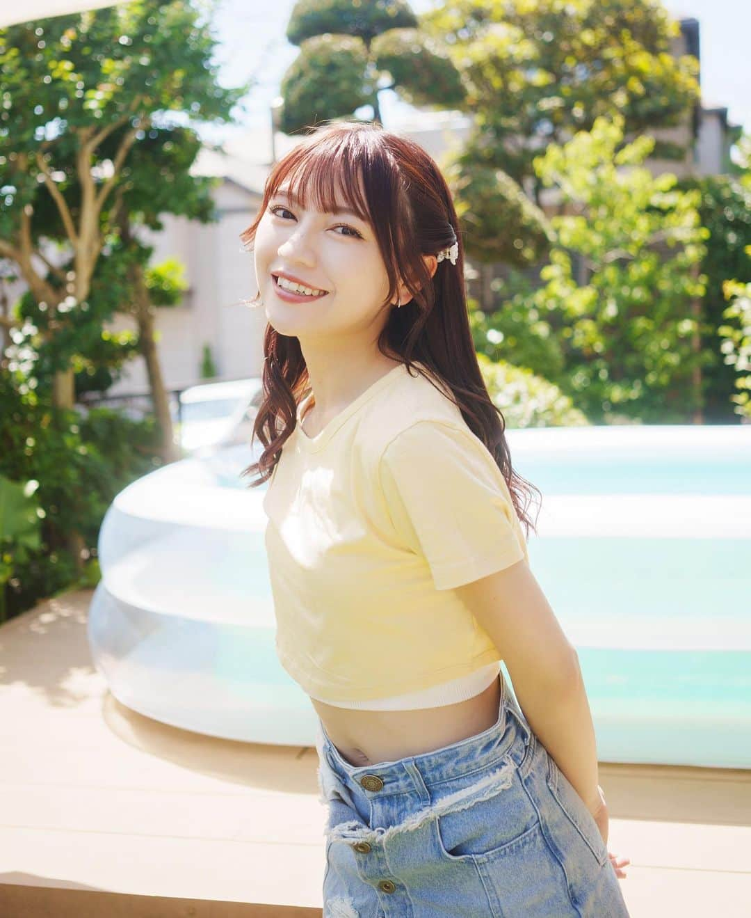 廣川奈々聖さんのインスタグラム写真 - (廣川奈々聖Instagram)「夏ってなんでこんなにキラキラしてるんだろう🧊🧊🧊^･·̫･̥ฅ  ⁡ ⁡ ⁡ #作品撮り #ポートレート #被写体 #portrait」8月11日 21時04分 - nanaseven7_u_u