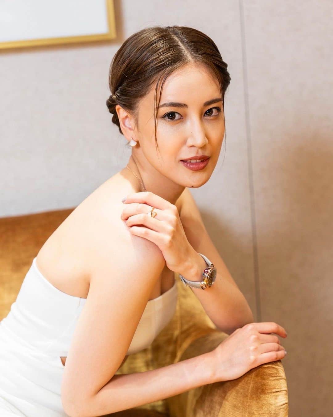 藤井夏恋のインスタグラム：「🤍💐」
