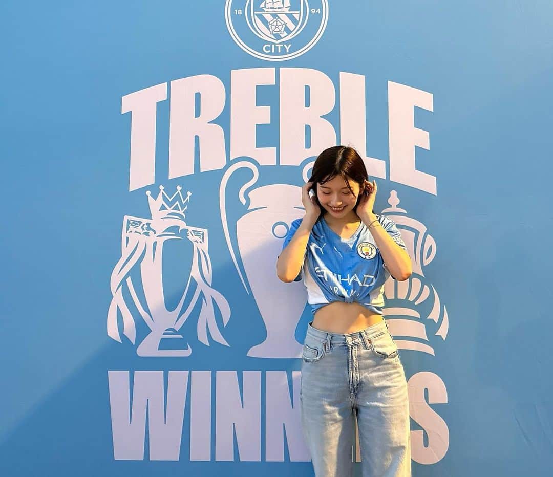 りこのインスタグラム：「𝗖𝗶𝘁𝘆𝘇𝗲𝗻𝘀🩵  サッカー三昧な今年の夏⚽️📣」