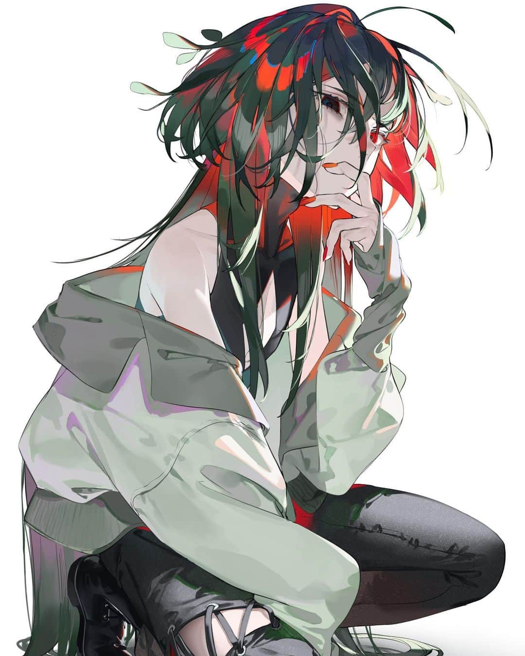 水視ずみのインスタグラム：「🪲 #illustration #drawing #illustrator #originalcharacter #イラストグラム #創作」