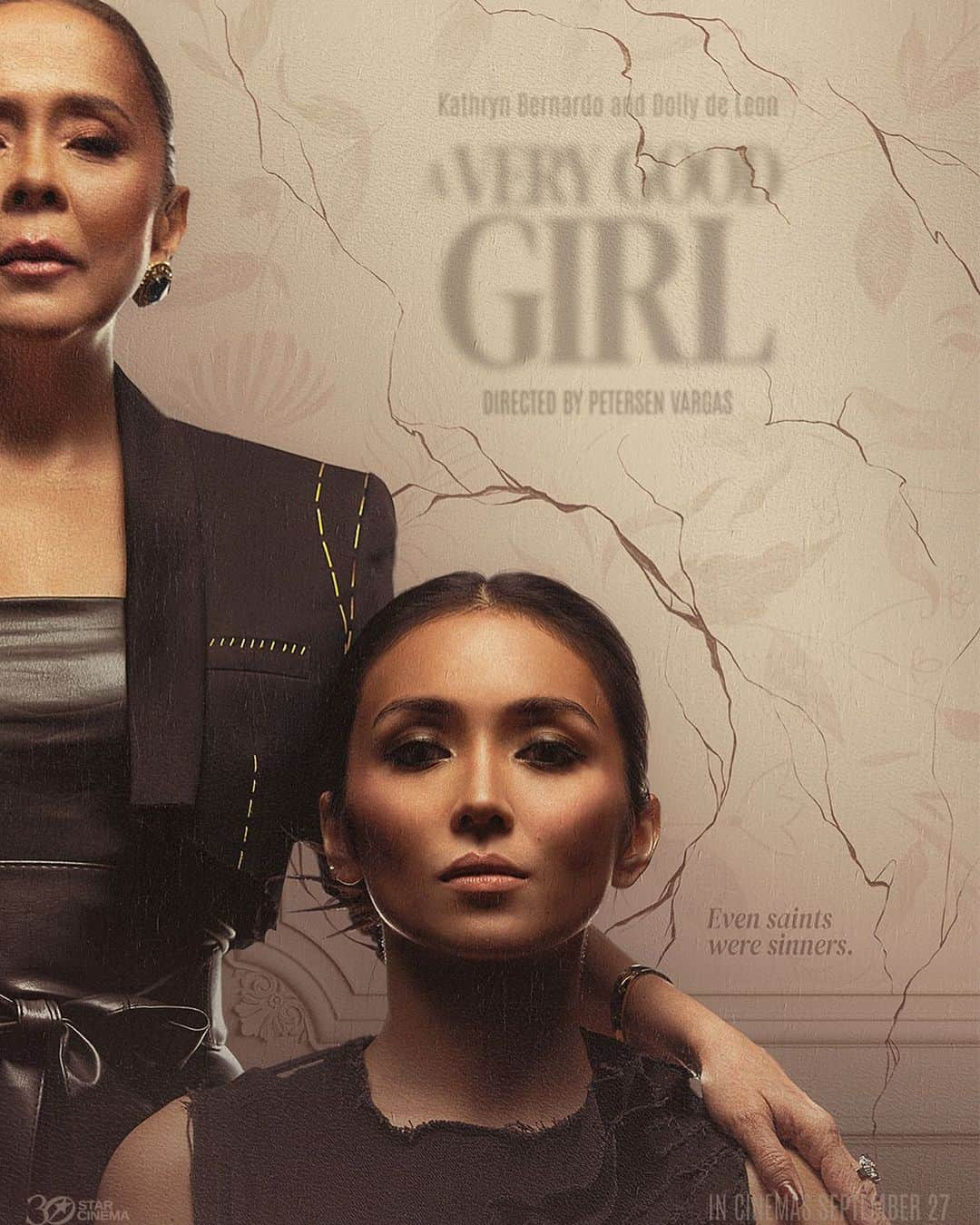 Kathryn Bernardoのインスタグラム：「Let the mothering begin 💋  #AVeryGoodGirl #AVeryGoodGirlTeaserPoster」