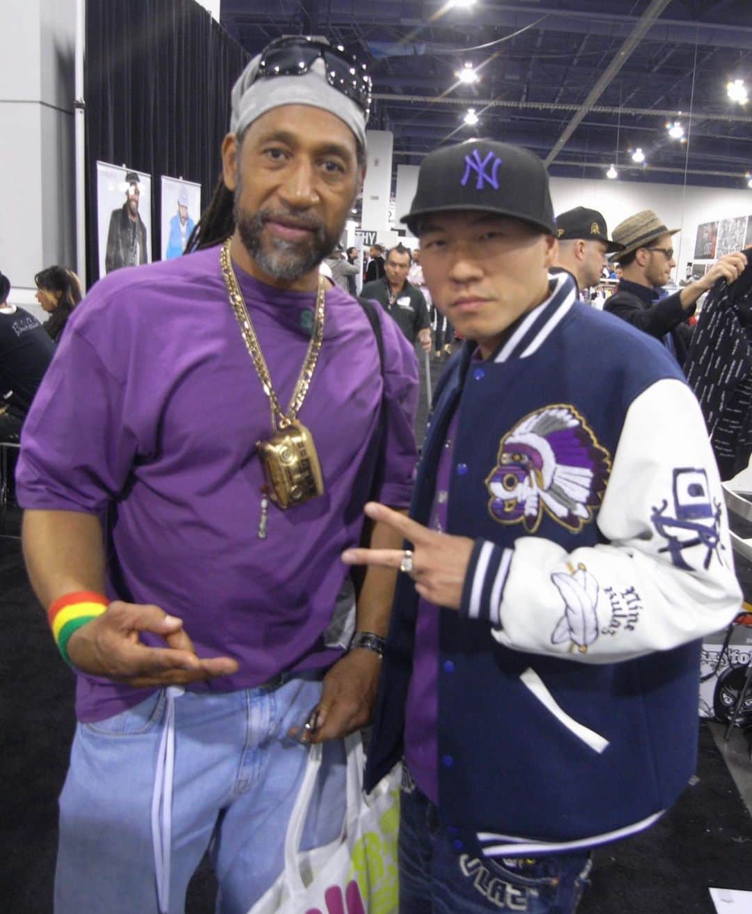 mastasimonのインスタグラム：「Happy 50th to Hip Hop  Salute to @kooldjherc   ロックの殿堂入りおめでとう御座います  #tbt #throwback #2008  15年前 #hiphop #hiphop50」