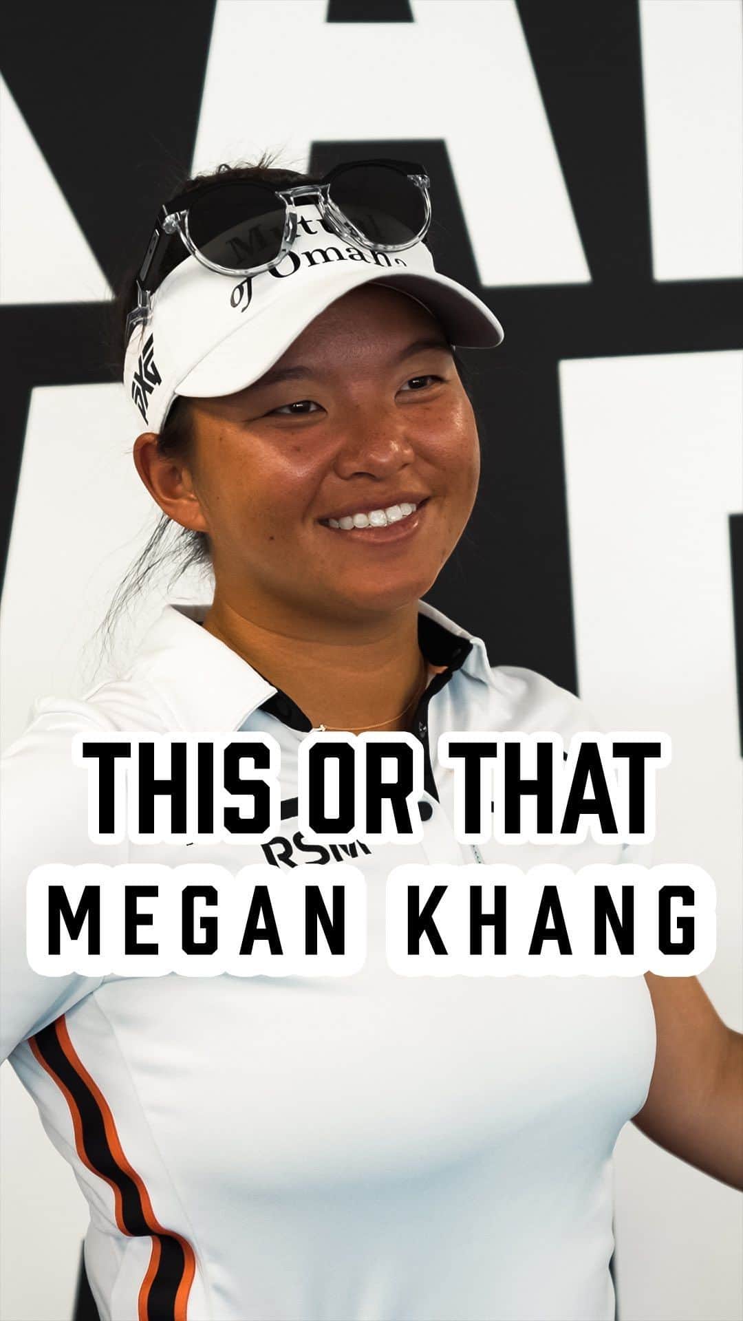メーガン・カンのインスタグラム：「Play ‘This or That’ with @Megan_Khang ✅  How many of your answers match Megan’s?  #PXGUK #PXG #LPGA #AIGWomensOpen」