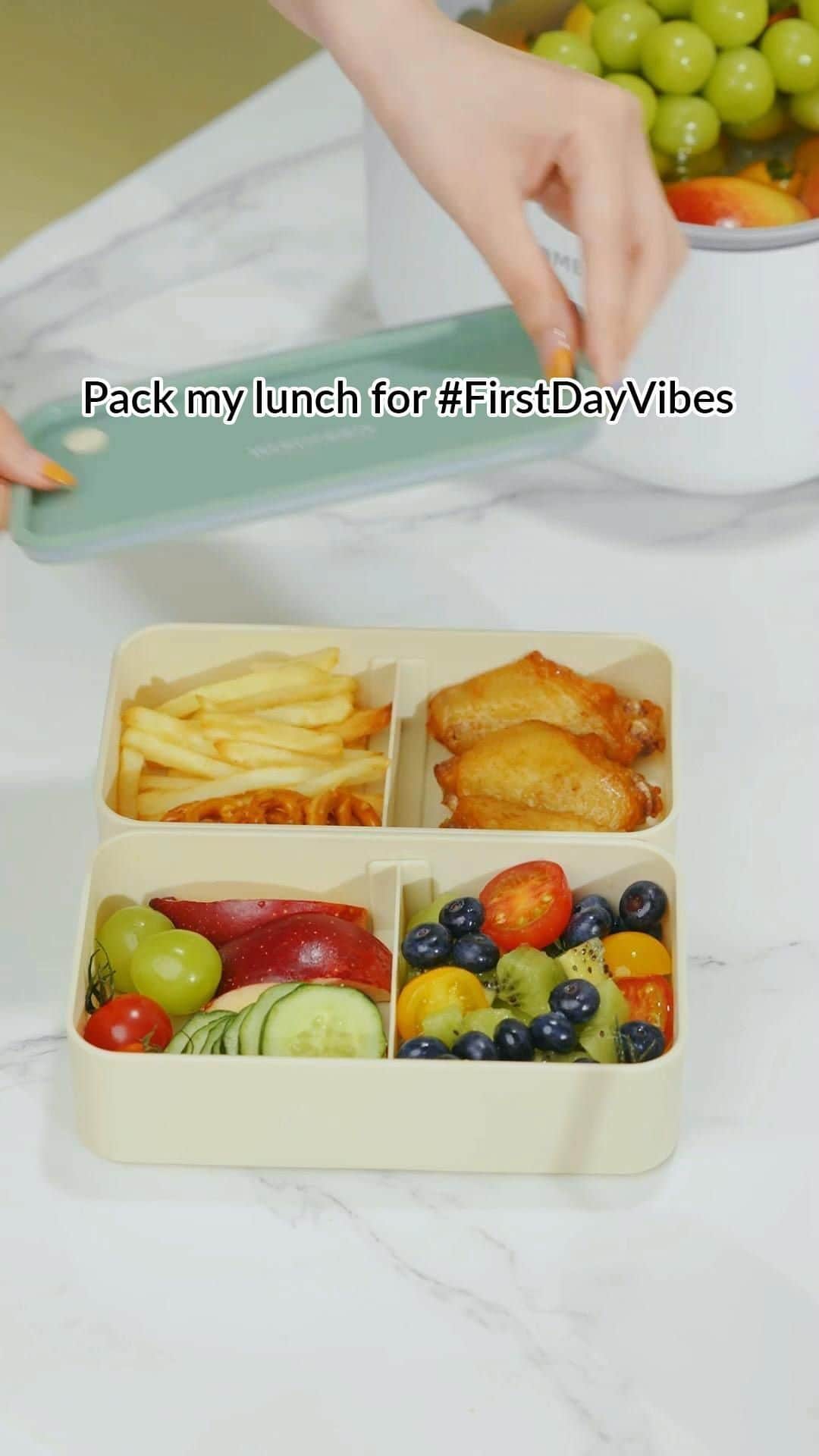 のインスタグラム：「Lunch on lock! 🥪💫 Our kitchen tools get the delicious #FirstDayVibes vibes packed and stacked 🍱😋  🔎15306166 15859430 13662955 11784035 16422448 16101315 14021869 12267385 13897609 14224378  #BackToSchool #saveinstyle」
