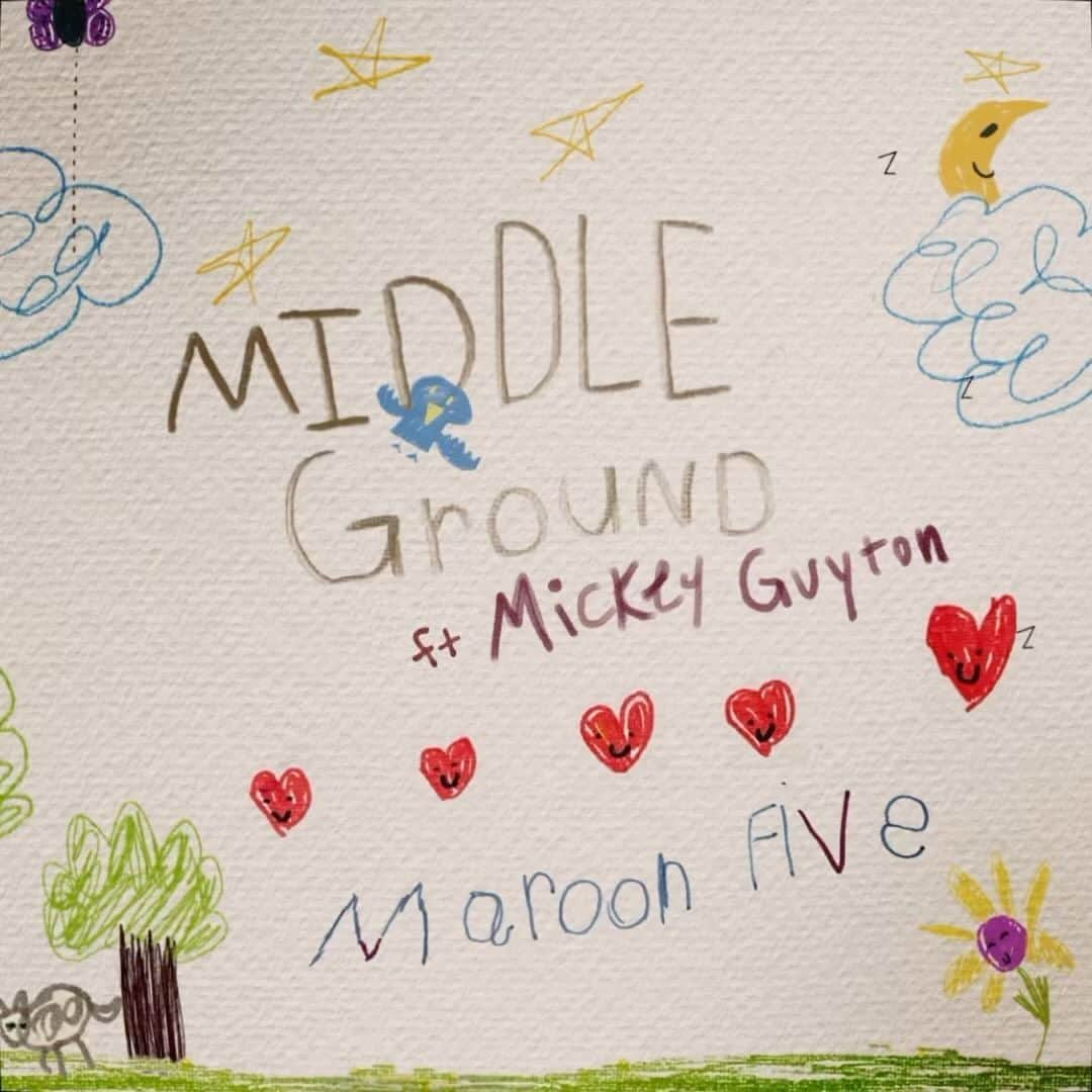 Maroon 5のインスタグラム：「“Middle Ground” ft. @mickeyguyton OUT NOW」