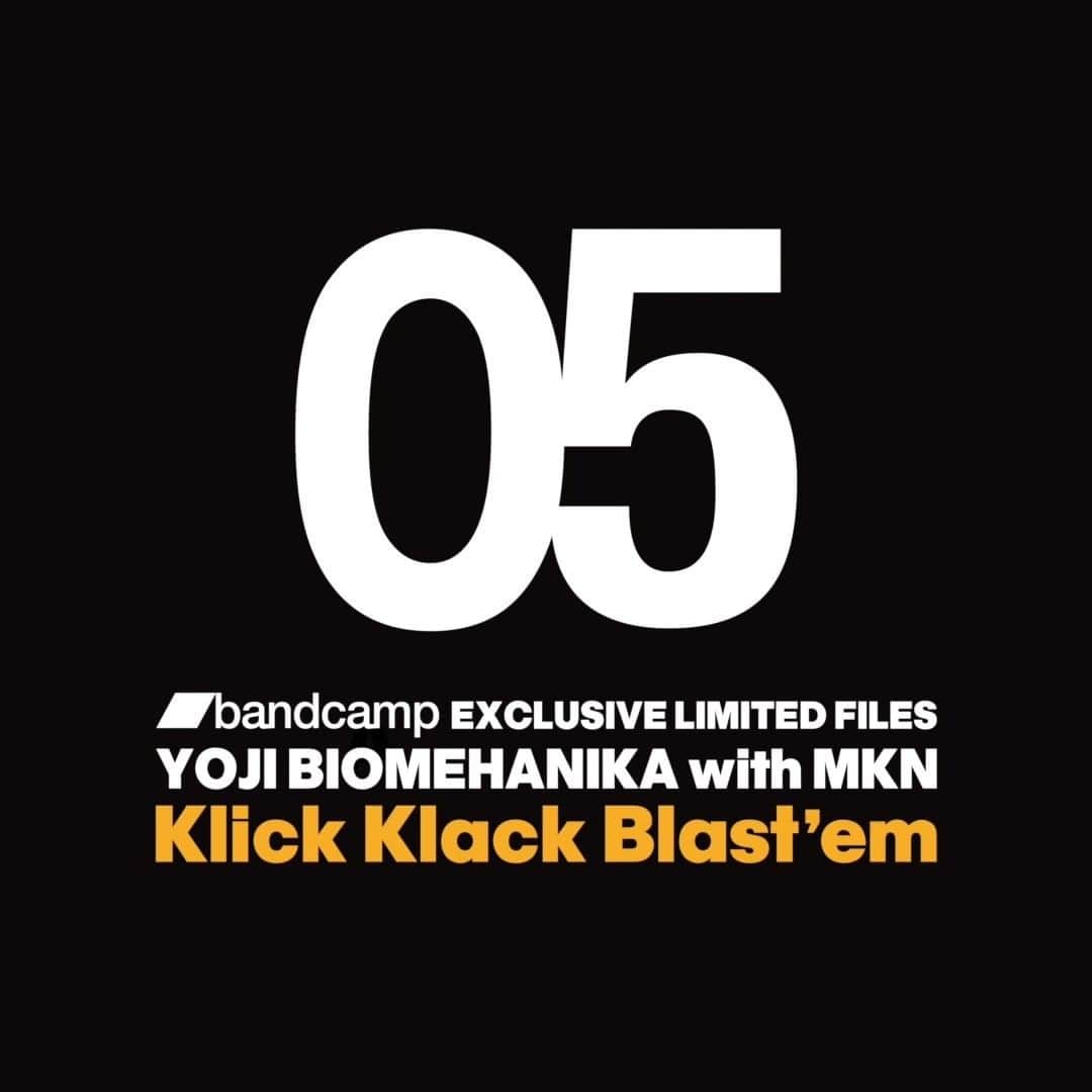 YOJI BIOMEHANIKAのインスタグラム：「Available Now at  YOJI BIOMEHANIKA bandcamp EXCLUSIVE LIMITED FILE Available 1 week only! From 12th to 19th AUG!   https://biomehanika.bandcamp.com/track/klick-klack-blastem  or  https://biomehanika.bandcamp.com/  #year2018 #bandcamp #reversebass #mkn」